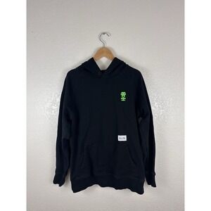 Period Correct Motorsports Hoodie Black Green Logo Size M